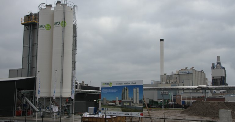 The Empyro woody biomass pyrolysis plant in Hengelo, the Netherlands.