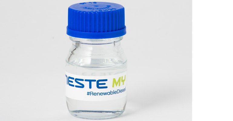 Neste has launched a domestic brand of waste and residue-derived diesel fuel (photo courtesy Neste).
