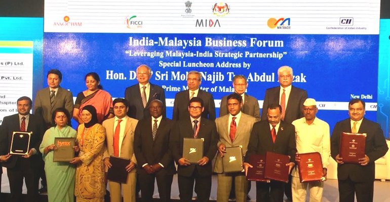 Palm oil major FGV signed a MoU with Trimex during the India-Malaysia Business Forum (photo courtesy FGV).