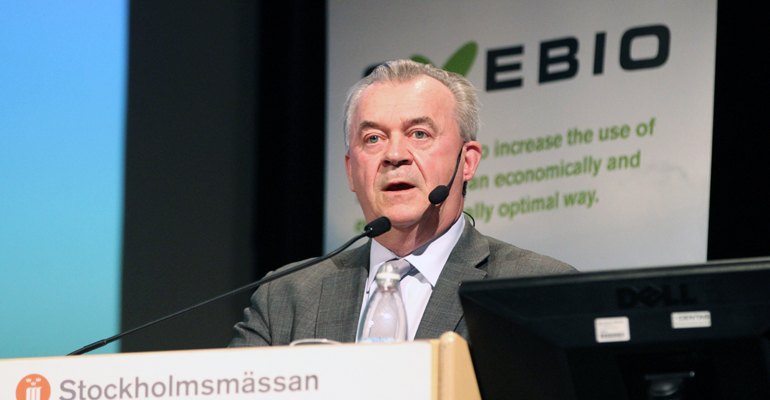 Sven-Erik Bucht, Swedish Minister for Rural Affairs, here seen at the International Wood Biorefining Week 2016 (IWBweek) that was held in Stockholm last May.