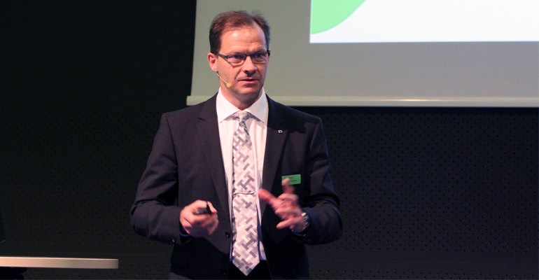 It is our pleasure to rise to the challenge when a customer like Metsä Group is taking the industry forward with investments of this magnitude, said Bertel Karlstedt, Pulp and Energy Business Line President from Valmet here seen during Valmet Customer Days in Stockholm 2016.