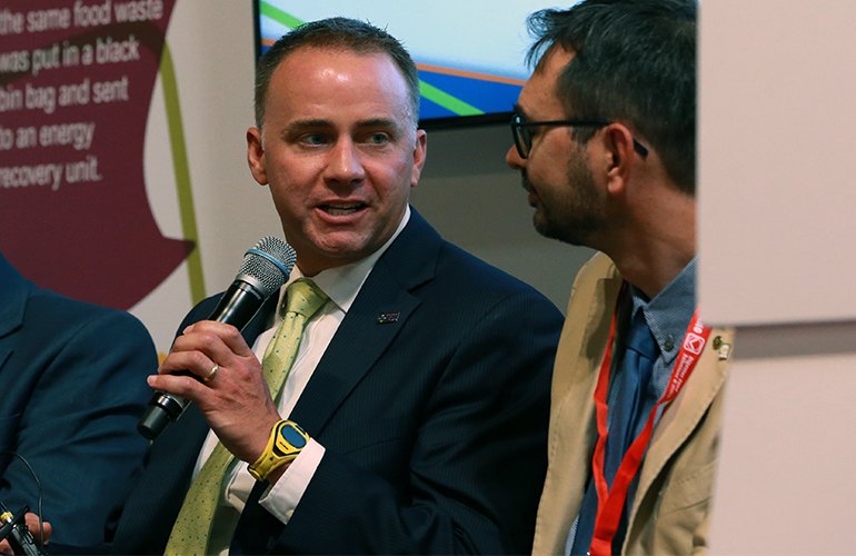Patrick Serfass (left), Executive Director, American Biogas Council (ABC).