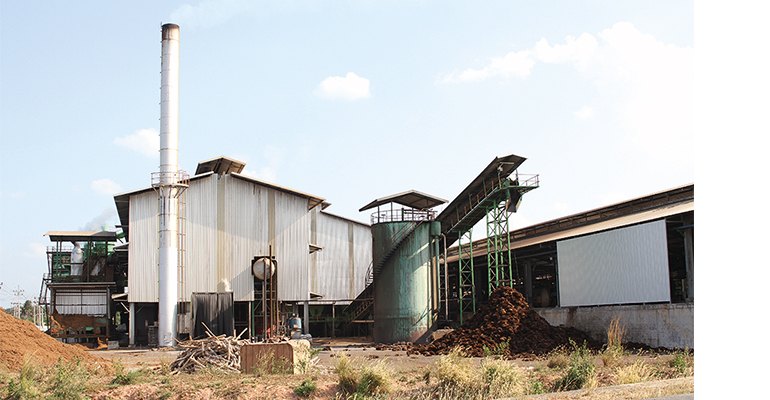 A palm oil mill in southern Thailand.