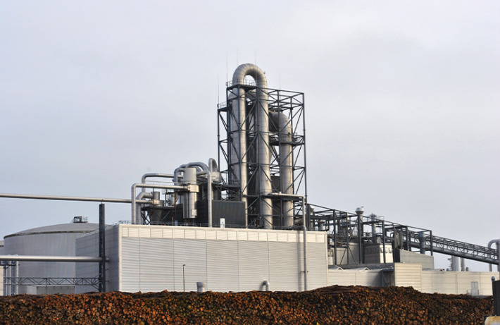 A Swedish Exergy Pressurized Superheated Steam Dryer (ExergyPSSD) installation at a wood pellet plant