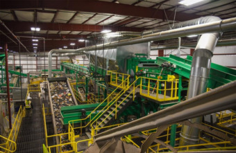 Inside the Sierra BioFuels Plant feedstock preparation unit