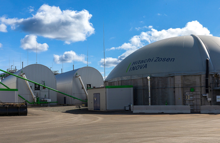 A view of the HZI Jönköping Biogas plant