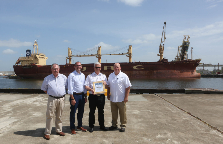 Enviva ships first pellets from the Port of Pascagoula