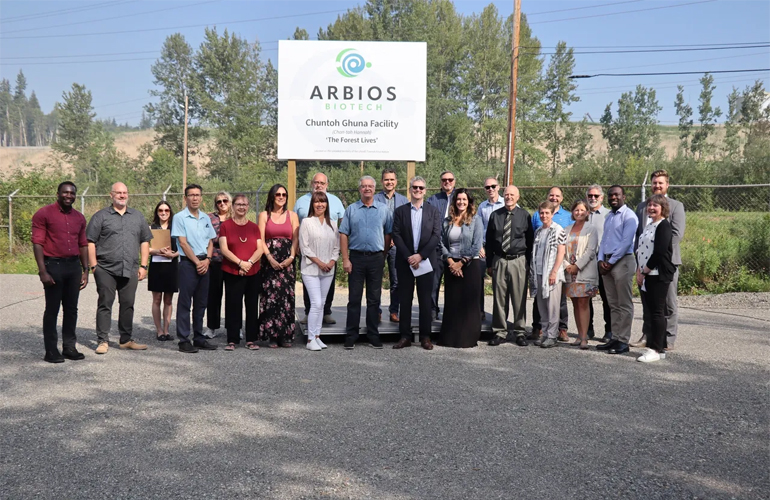 Arbios Biotech and Lheidli T’enneh First Nation hold naming ceremony