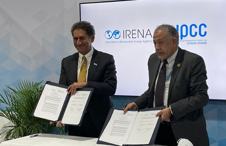 IRENA and IPCC agree to partner on Renewables for Climate Action at COP27