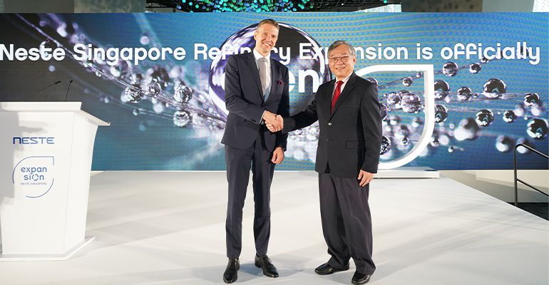 Neste celebrates opening of Singapore Expansion