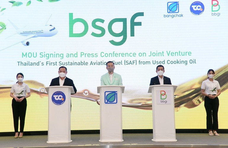 Bangchak Group to produce Thailand’s first SAF from UCO