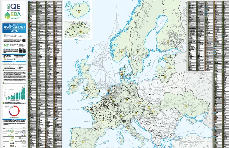 2024 European Biomethane Map shows 37% increase in EU RNG capacity