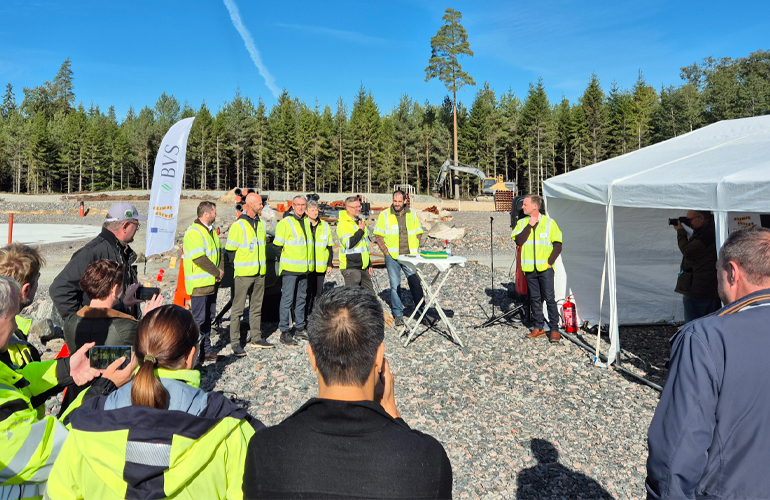 Biogas Västra Skaraborg hosts groundbreaking ceremony
