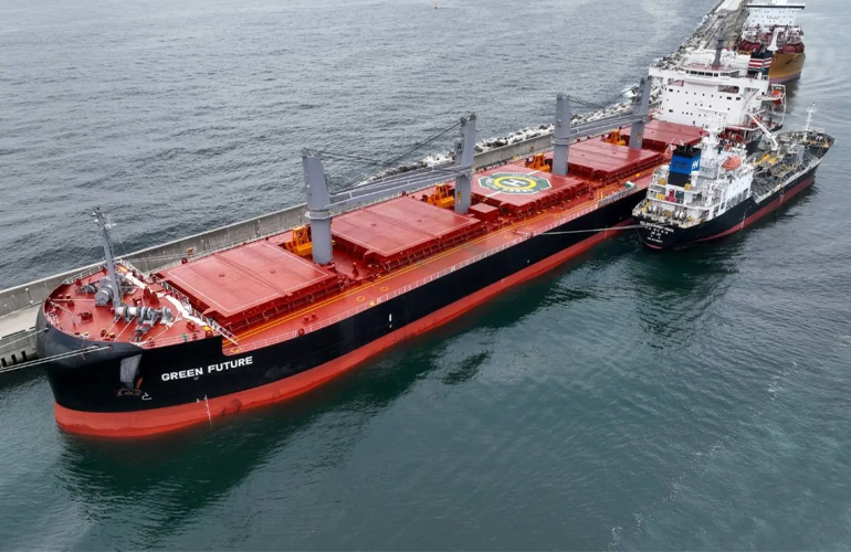 NYK completes ship-to-ship methanol bunkering