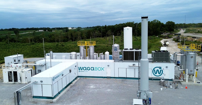 Waste Commission of Scott County, Linwood and Waga Energy commission RNG unit