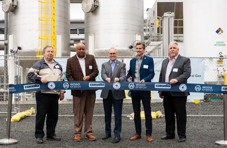 Casella and Waga Energy open Chemung RNG facility