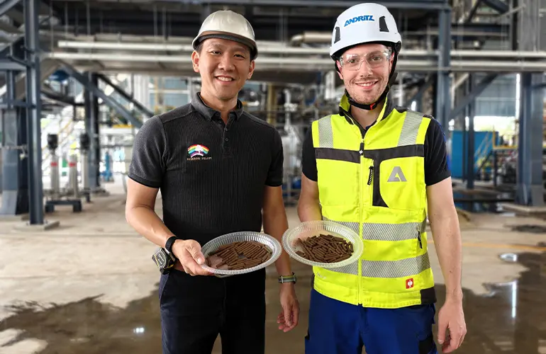 Rainbow Pellet start up world’s first commercial-scale Steam-Ex pellet plant