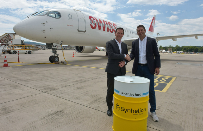 SWISS signs long-term offtake deal with Synhelion